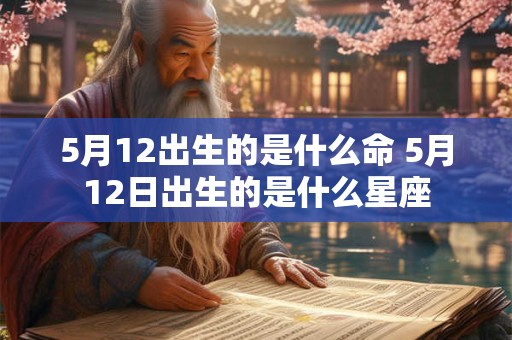 5月12出生的是什么命 5月12日出生的是什么星座