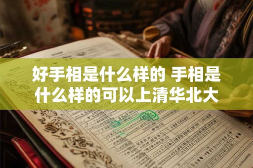 详细阅读:好手相是什么样的 手相是什么样的可以上清华北大 好手相是什么样的 手相是什么样的可以上清华北大