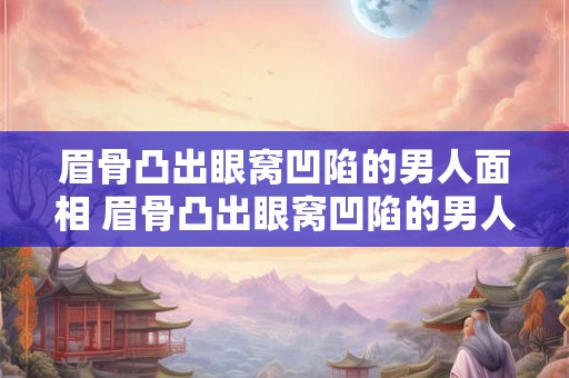 眉骨凸出眼窝凹陷的男人面相 眉骨凸出眼窝凹陷的男人面相怎么样 眉骨凸出眼窝凹陷的男人面相 眉骨凸出眼窝凹陷的男人面相怎么样