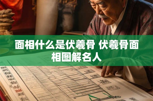 详细阅读:面相什么是伏羲骨 伏羲骨面相图解名人 面相什么是伏羲骨 伏羲骨面相图解名人