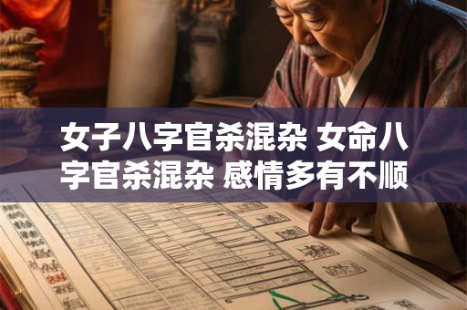 女子八字官杀混杂 女命八字官杀混杂 感情多有不顺