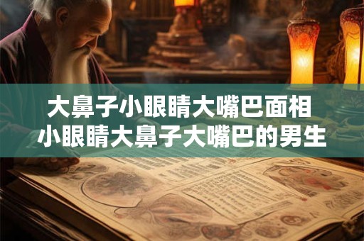 大鼻子小眼睛大嘴巴面相 小眼睛大鼻子大嘴巴的男生是什么命
