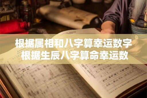 根据属相和八字算幸运数字 根据生辰八字算命幸运数字