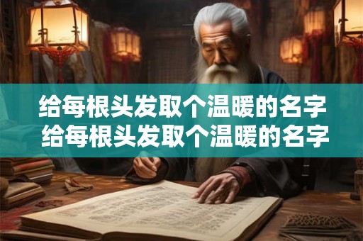 给每根头发取个温暖的名字 给每根头发取个温暖的名字叫什么