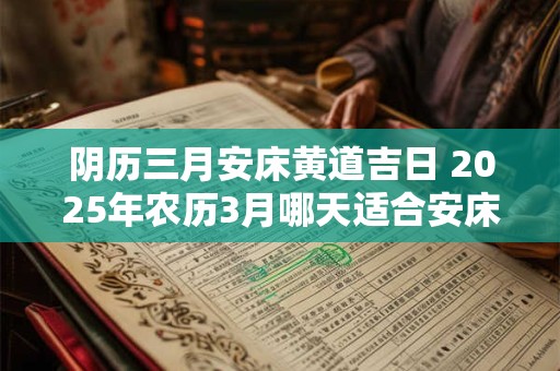 阴历三月安床黄道吉日 2025年农历3月哪天适合安床