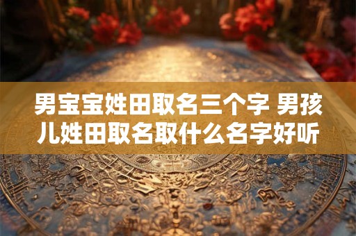 男宝宝姓田取名三个字 男孩儿姓田取名取什么名字好听