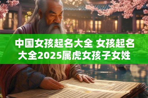 中国女孩起名大全 女孩起名大全2025属虎女孩子女姓徐取什么名字