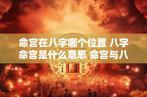 命宫在八字哪个位置 八字命宫是什么意思 命宫与八字的关系