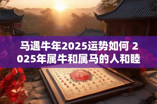 马遇牛年2025运势如何 2025年属牛和属马的人和睦吗