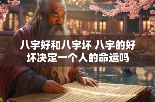 八字好和八字坏 八字的好坏决定一个人的命运吗