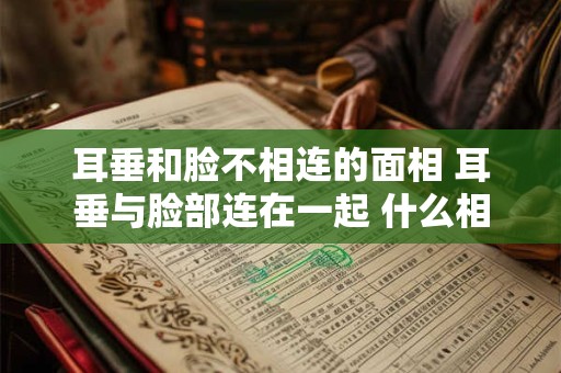 耳垂和脸不相连的面相 耳垂与脸部连在一起 什么相