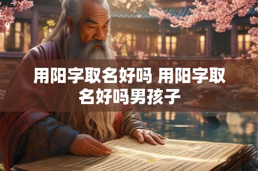 用阳字取名好吗 用阳字取名好吗男孩子