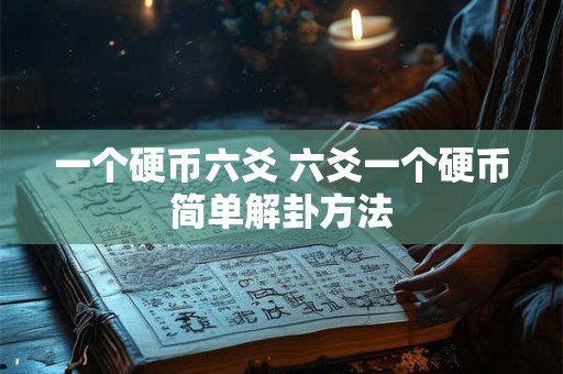 一个硬币六爻 六爻一个硬币简单解卦方法