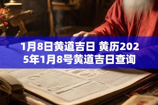 1月8日黄道吉日 黄历2025年1月8号黄道吉日查询