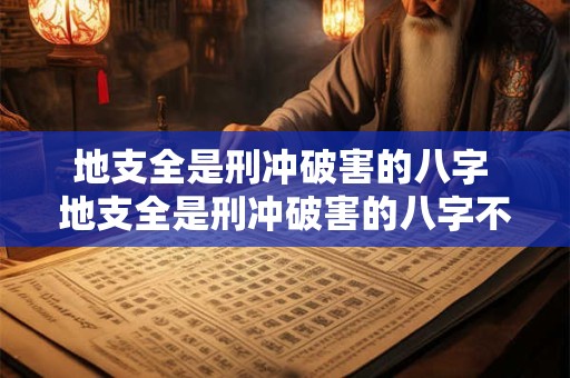 地支全是刑冲破害的八字 地支全是刑冲破害的八字不是好命