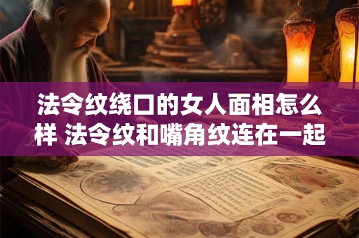 法令纹绕口的女人面相怎么样 法令纹和嘴角纹连在一起叫什么面相