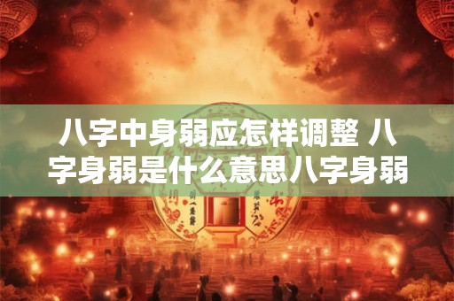 八字中身弱应怎样调整 八字身弱是什么意思八字身弱怎么补救