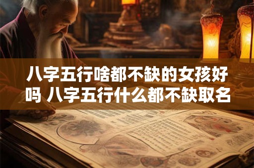 八字五行啥都不缺的女孩好吗 八字五行什么都不缺取名应该补什么呢
