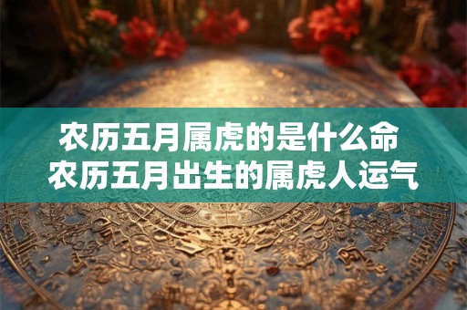 农历五月属虎的是什么命 农历五月出生的属虎人运气好吗