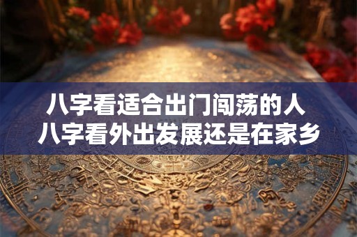 八字看适合出门闯荡的人 八字看外出发展还是在家乡