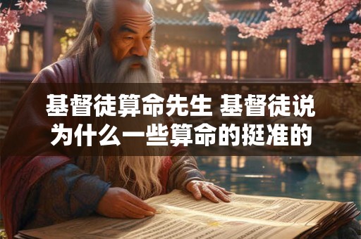 基督徒算命先生 基督徒说为什么一些算命的挺准的