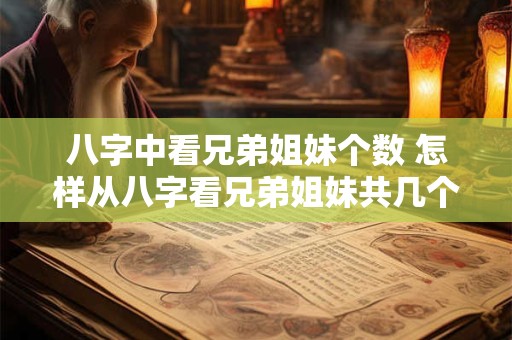 八字中看兄弟姐妹个数 怎样从八字看兄弟姐妹共几个 排行