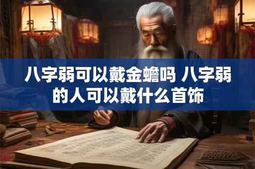 八字弱可以戴金蟾吗 八字弱的人可以戴什么首饰 八字弱可以戴金蟾吗 八字弱的人可以戴什么首饰