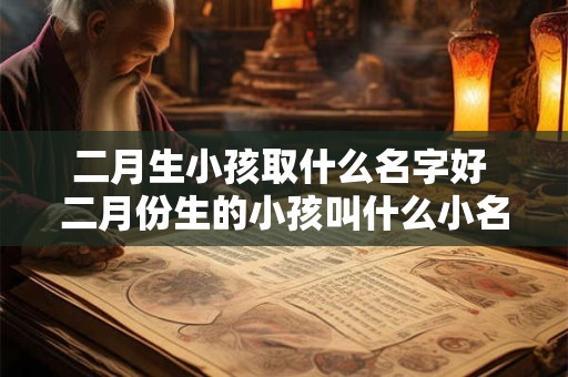 二月生小孩取什么名字好 二月份生的小孩叫什么小名好听