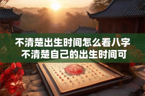 不清楚出生时间怎么看八字 不清楚自己的出生时间可以占卜吗