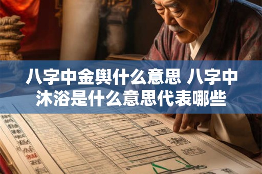 八字中金舆什么意思 八字中沐浴是什么意思代表哪些