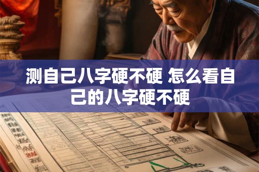 测自己八字硬不硬 怎么看自己的八字硬不硬