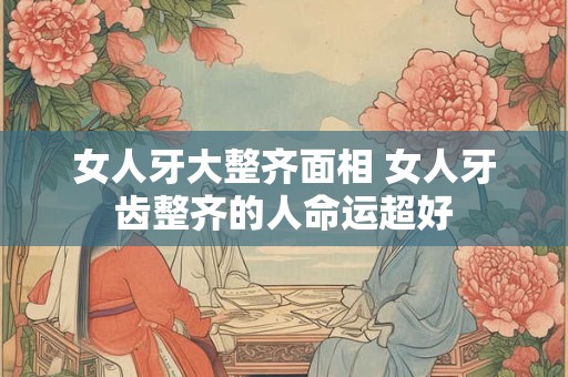 女人牙大整齐面相 女人牙齿整齐的人命运超好