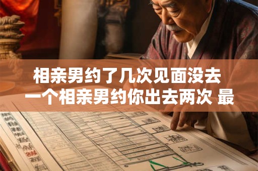 相亲男约了几次见面没去 一个相亲男约你出去两次 最后却说没约过 只是当朋友