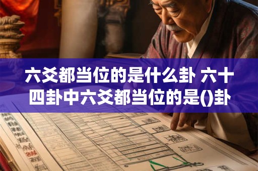 六爻都当位的是什么卦 六十四卦中六爻都当位的是()卦