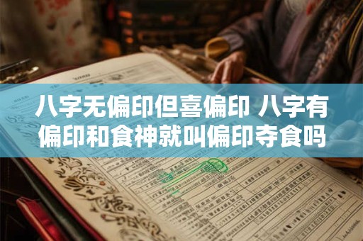 八字无偏印但喜偏印 八字有偏印和食神就叫偏印夺食吗
