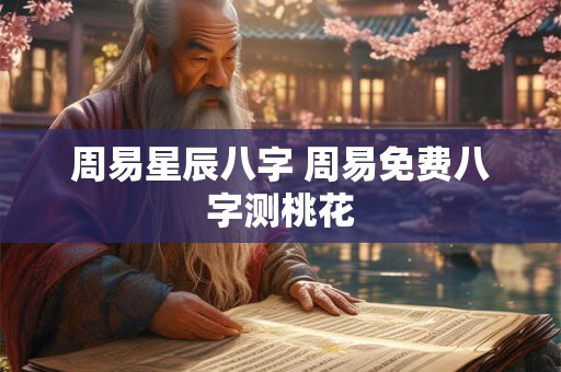 周易星辰八字 周易免费八字测桃花