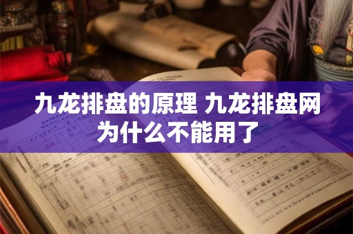 九龙排盘的原理 九龙排盘网为什么不能用了