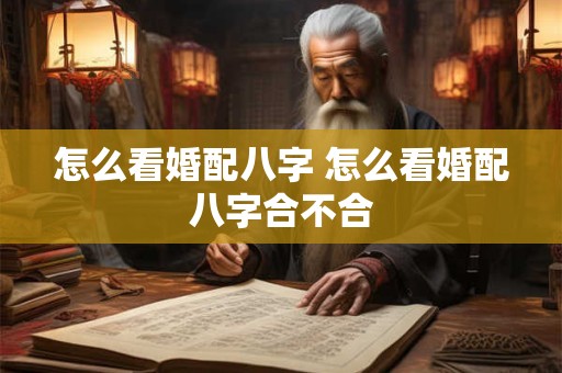 怎么看婚配八字 怎么看婚配八字合不合