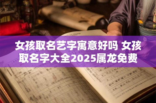 女孩取名艺字寓意好吗 女孩取名字大全2025属龙免费取名