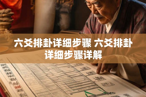 六爻排卦详细步骤 六爻排卦详细步骤详解