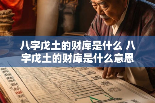 八字戊土的财库是什么 八字戊土的财库是什么意思