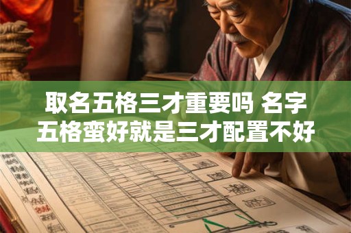 取名五格三才重要吗 名字五格蛮好就是三才配置不好怎么样