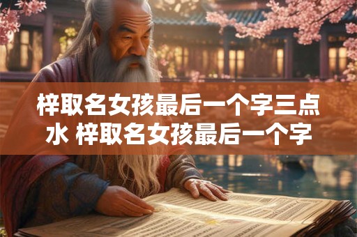 梓取名女孩最后一个字三点水 梓取名女孩最后一个字三点水的名字