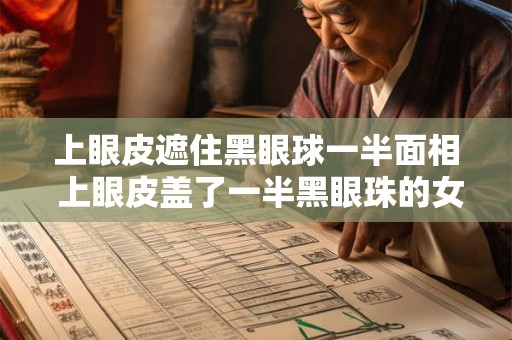 上眼皮遮住黑眼球一半面相 上眼皮盖了一半黑眼珠的女人面相
