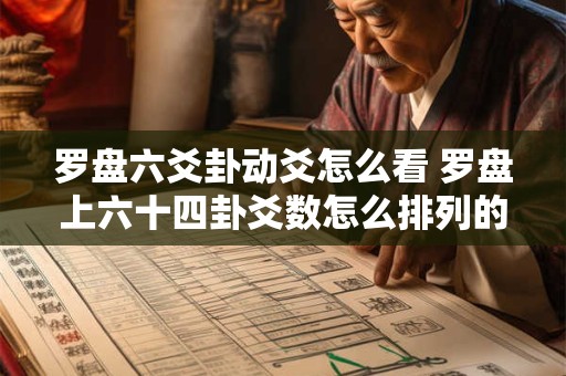 罗盘六爻卦动爻怎么看 罗盘上六十四卦爻数怎么排列的