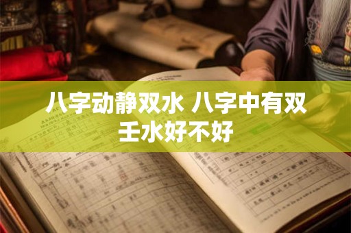 八字动静双水 八字中有双壬水好不好