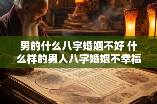 男的什么八字婚姻不好 什么样的男人八字婚姻不幸福