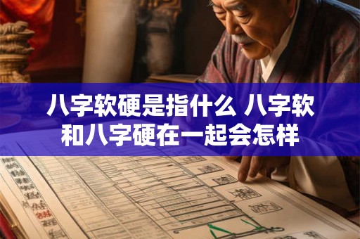 八字软硬是指什么 八字软和八字硬在一起会怎样