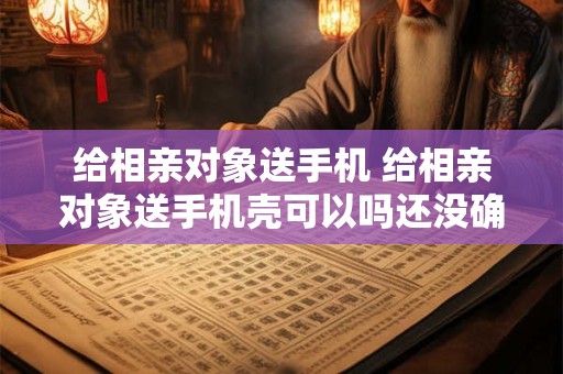 给相亲对象送手机 给相亲对象送手机壳可以吗还没确定关系