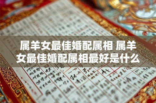 属羊女最佳婚配属相 属羊女最佳婚配属相最好是什么